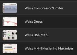 Softube Weiss DS1-MK3 Bundle collection